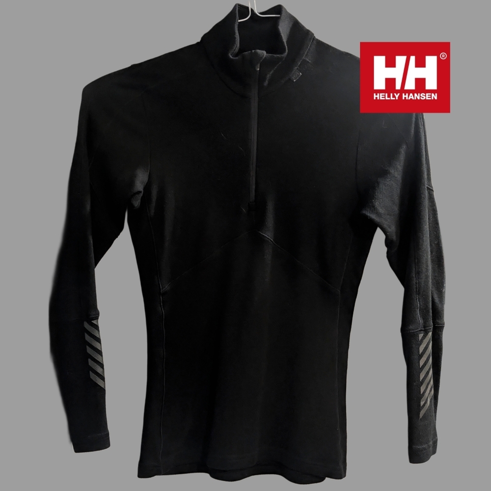 Helly Hansen Lifa Active 1/2 Zip Base Layer Top Black Size XS - Picture 4 of 11